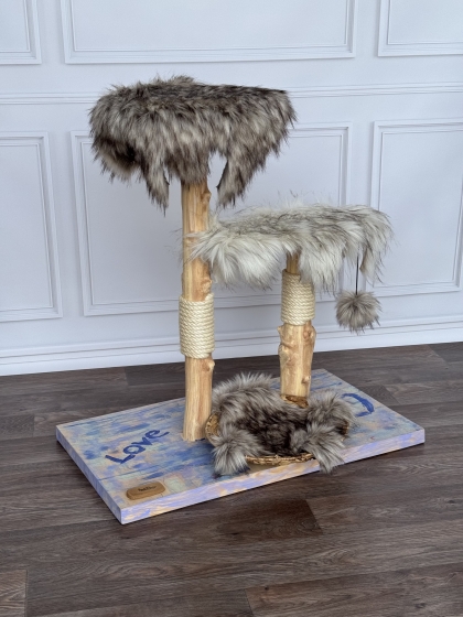 Kratzbaum-Holz-Natur • Leaf Love