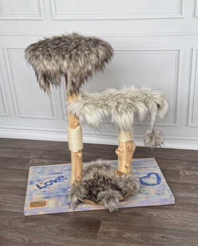 Kratzbaum-Holz-Natur • Leaf Love