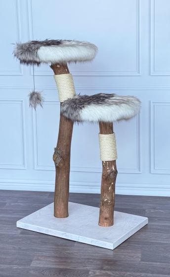 Kratzbaum-Holz-Natur • Cat Zen