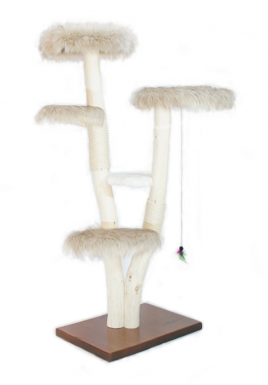 Natural wood cat tree - Sarabi -