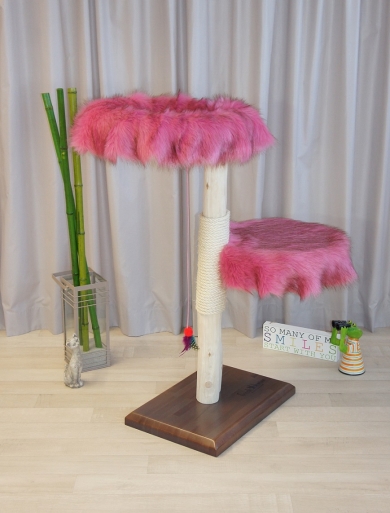 Natural wood cat tree - Fille -